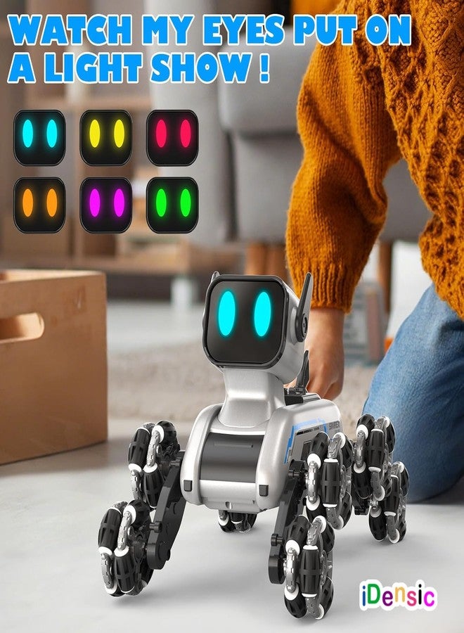 iDensic 2.4Ghz RC Robot Dog Toys Stunt Car Hand Sensor 8WD Gesture Control Rechargeable Remote Control Cars with Light, Music for Kids Adults Birthday Gifts for Kids 6 7 8 9 10 11 12 Years Old - Image 4